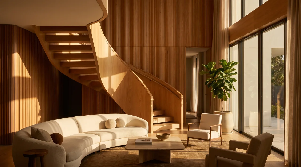 Von HOLZWERK gefertigtes Eichen-Interieur